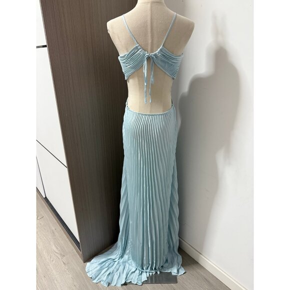 A.L.C. Moira Pleated Halter Maxi Dress - Picture 4 of 11